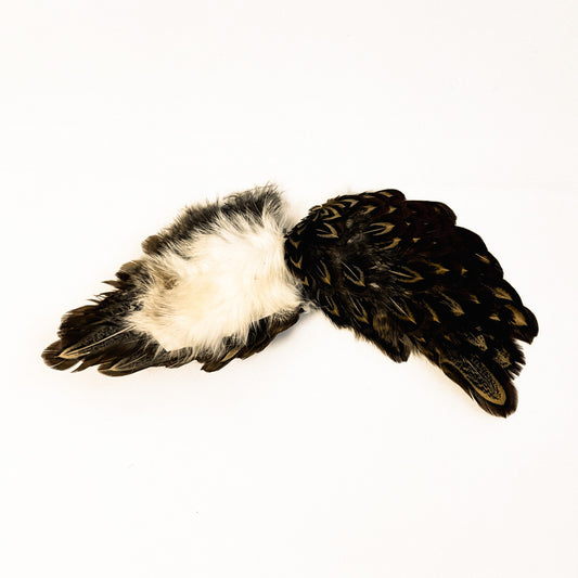 Premium Katzenspielzeug Rupfi Zupfi - Kaninchenfell & Fasan ⌀10-15cm
