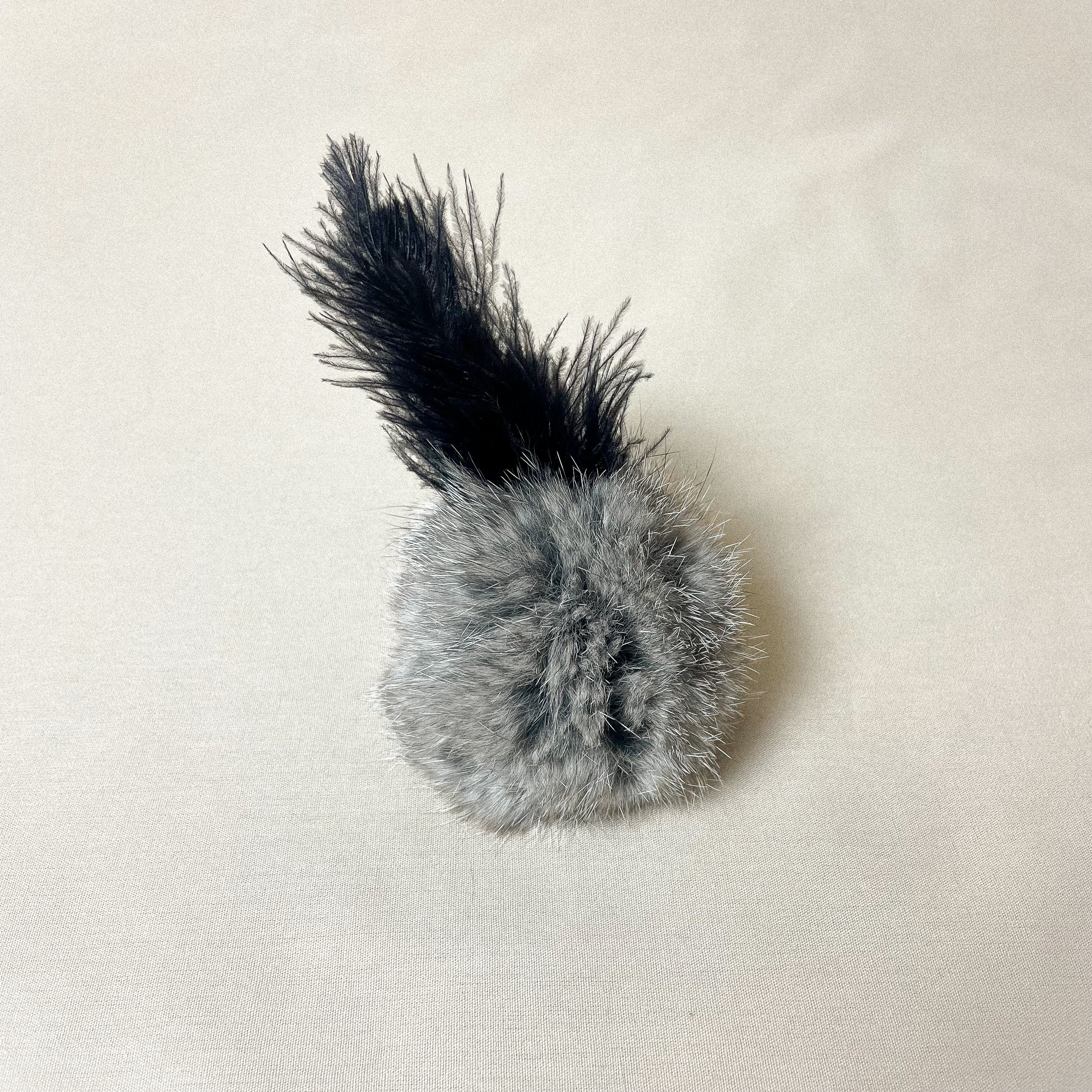 Premium Katzenspielzeug Bällchen mit Federn  2.5 cm - 5cm