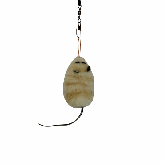 Premium Molly Mouse Realistisches Katzenspielzeug – Handgefertigt