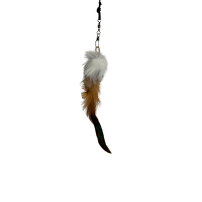 Premium Katzenspielzeug Angelanhänger Feder für Actionsangel flex