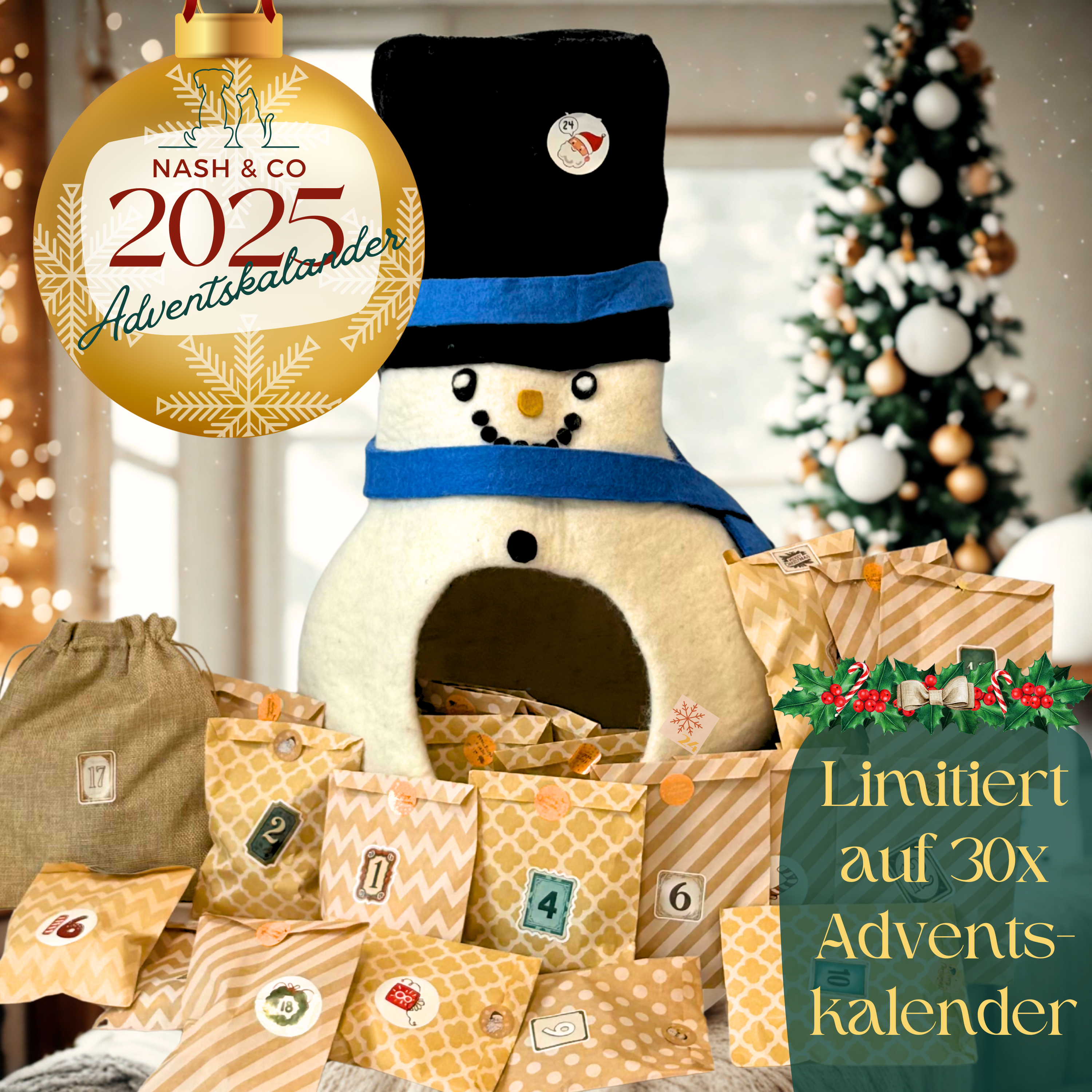 Nash&Co Adventskalender 2025: Premium & nachhaltige Katzenspielzeug-Überaschungen