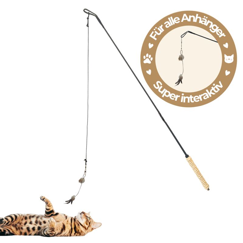 Premium Katzenspielzeug Actionsangel flex